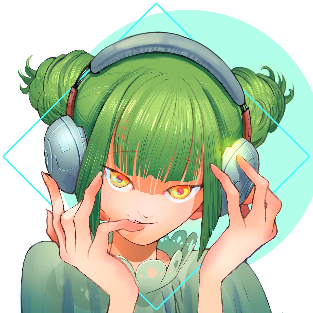 美少女キャラクターイラスト・アイコンを作成します 「このコ」をカタチに!高解像度! イメージ2