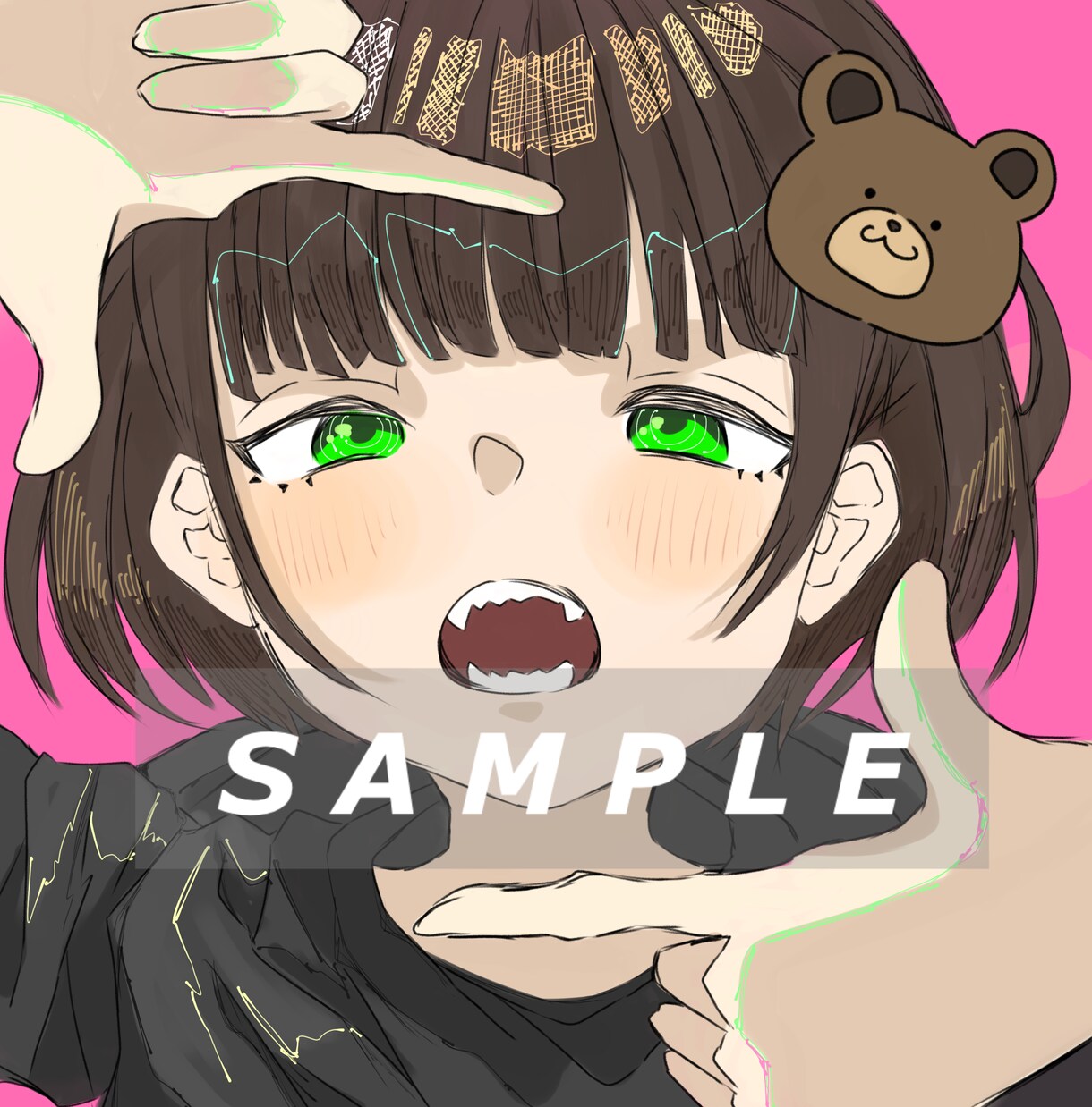アイコンやキャラデザ等のイラストを制作します 雰囲気のある情報量の多いイラストを得意としています。 イメージ4