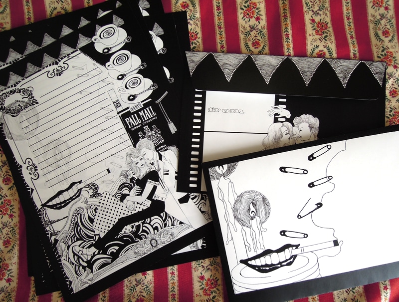 グッズ用イラスト描きます ロック、和風、ゴシック風のグッズを作成したい方にお勧め イメージ7