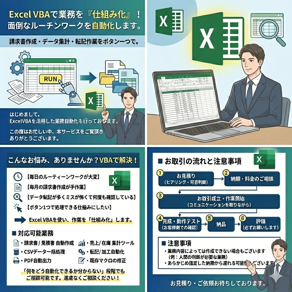 業務を1クリックで解決します 毎日30分かかるコピペ作業を自動化します イメージ1