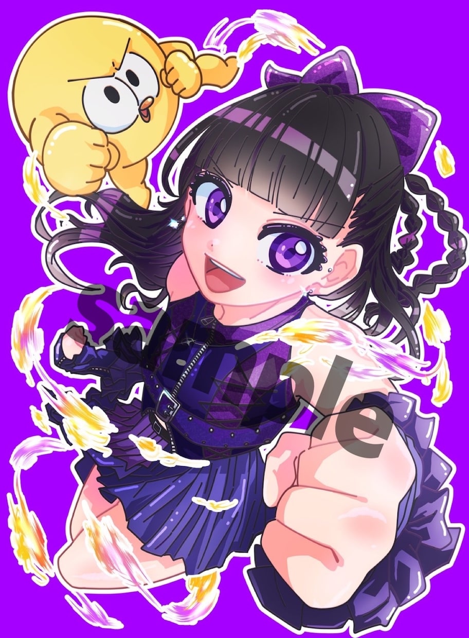 アイドルのイラストを描きます 生誕祭等のファン有志企画に使うメセカにいかがですか？ イメージ1