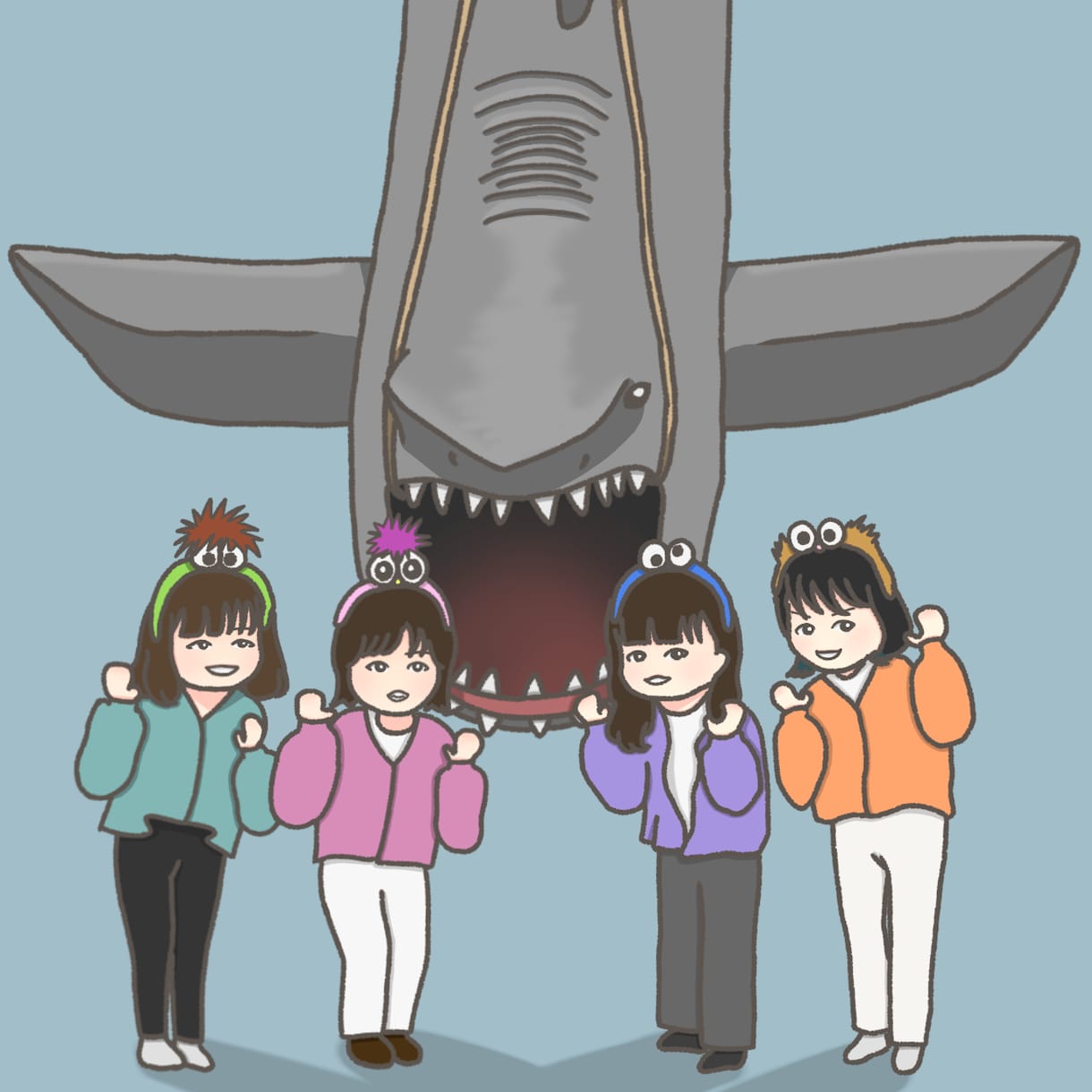 写真をミニキャラ風イラストにします あなたの思い出をかわいいイラストにします！ イメージ1