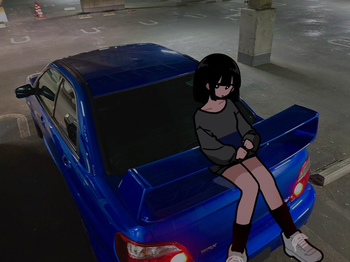 愛車にイラストを乗せます 愛車の写真をアートにしませんか？ イメージ2