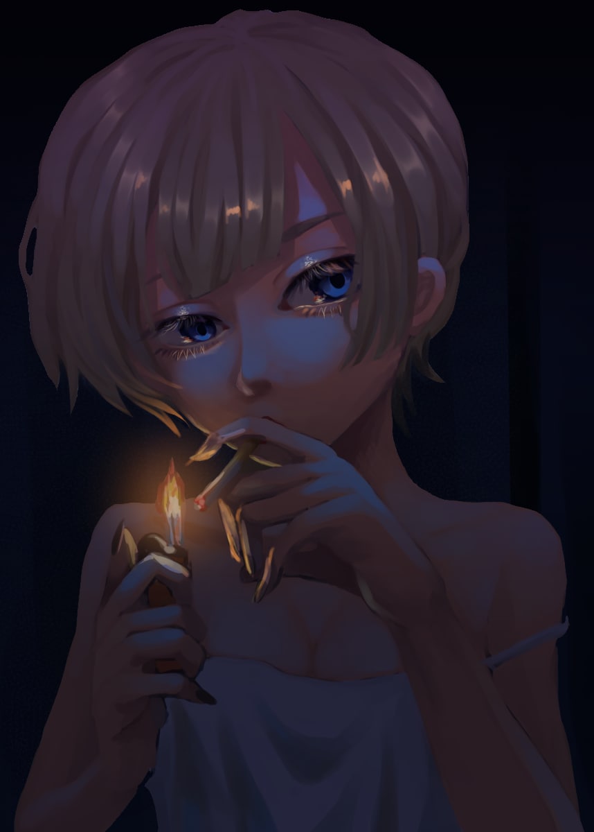 一枚絵描きます オリジナルキャラクターの立ち絵や歌ってみた動画のイラスト イメージ7