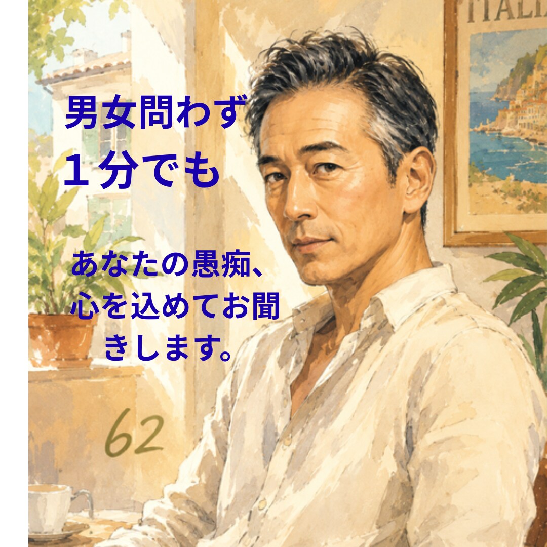 １分でも！今すぐ電話したいあなたに寄り添います ヨースケ｜あなたの気持ちに寄り添う相談相手 イメージ1