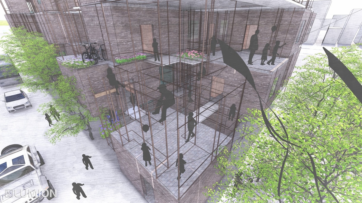 CGで温かみのある外観・内観パース作ります 現役建築学生が、あなたの設計イメージをCGで実現させます。 イメージ4