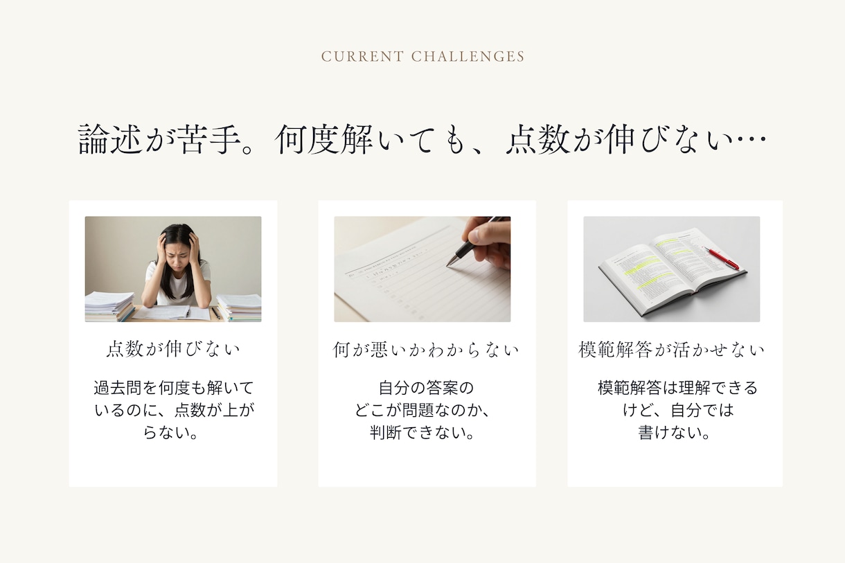 キャリコン論述試験・試験直前まで無制限添削します オールA判定・論述40点の私が考え方から丁寧に解説 イメージ2