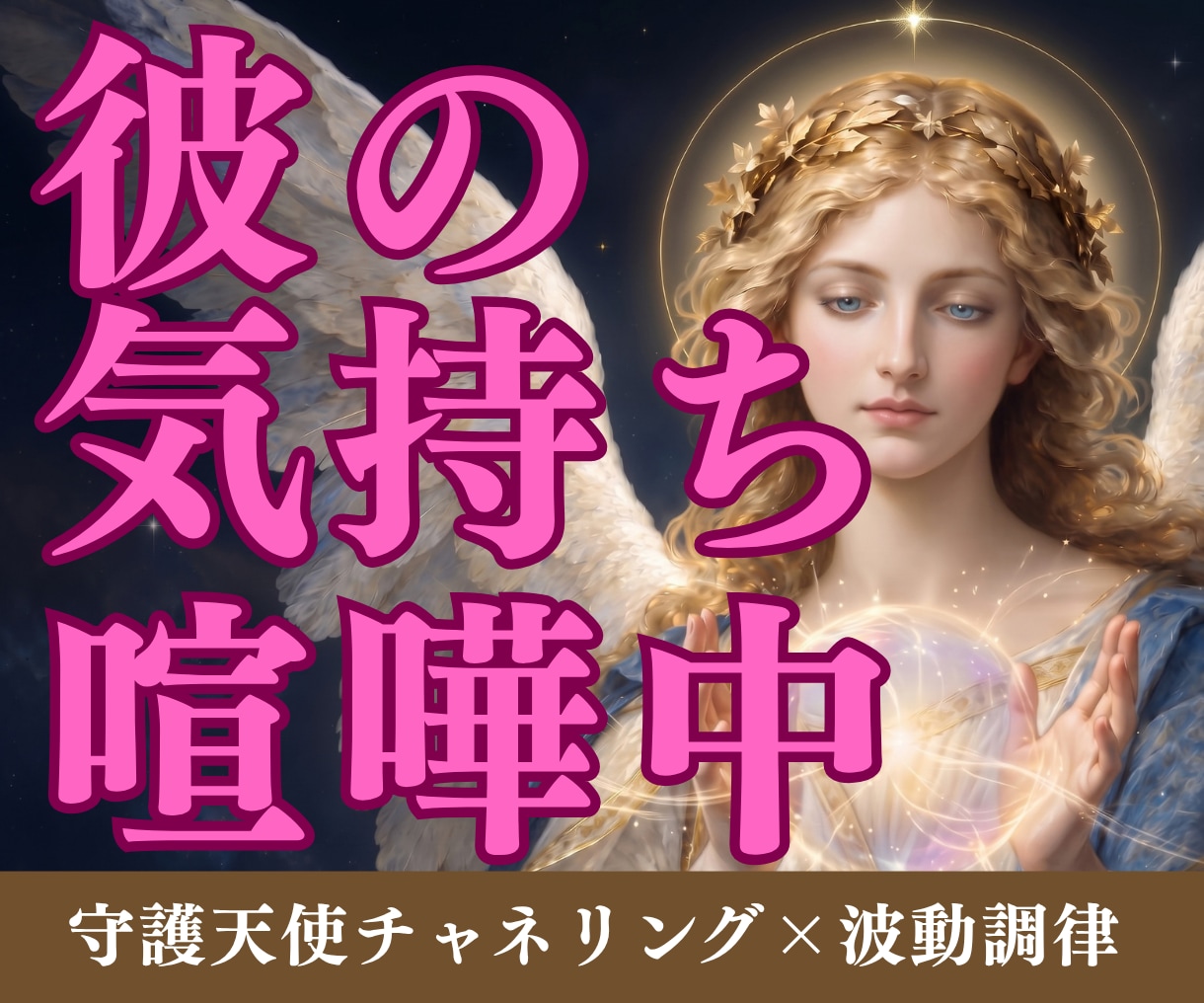 喧嘩中の彼の気持ちを天使が伝えます ぎくしゃくしていても仲直りできる波動に整えます イメージ1