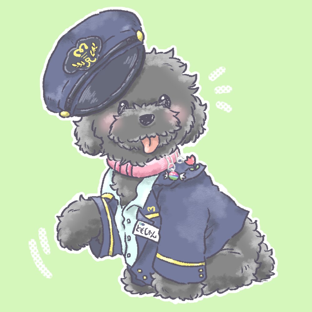 かわいい動物･ペット×ファッションイラスト描きます 動物に小物やお菓子を着飾ります☆好きな生き物 イメージ1