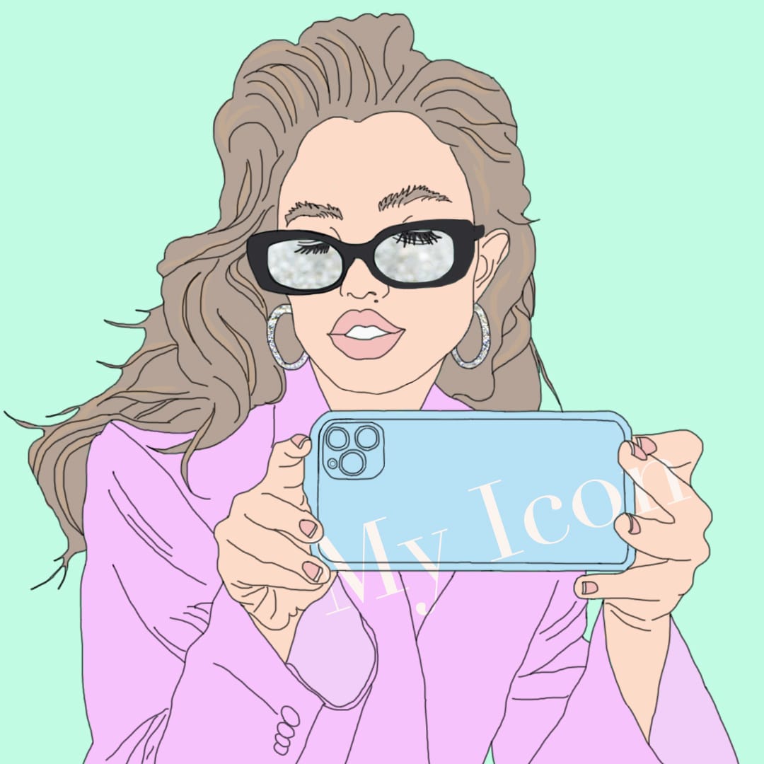 女性らしい色づかいで似顔絵描きます お客さまの雰囲気にあったカラーでイラストを作成いたします！ イメージ3