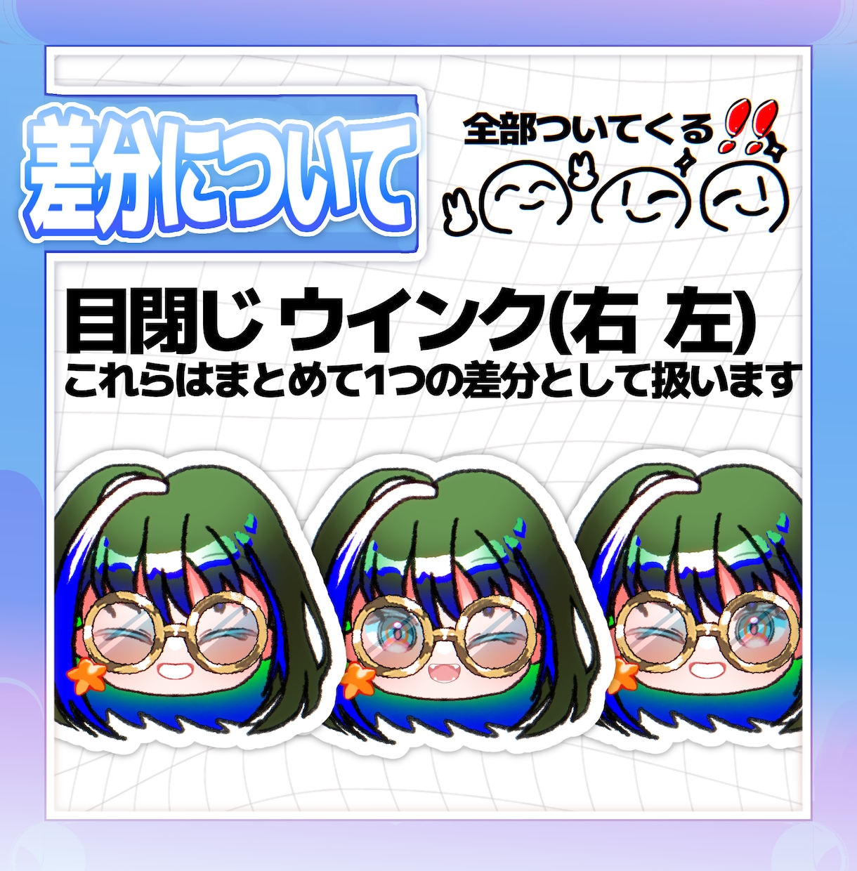 〇即日納品可能〇かわいいデフォルメアイコン描きます 先着3名様限定‼️表情差分3つ無料キャンペーン中✨️ イメージ3