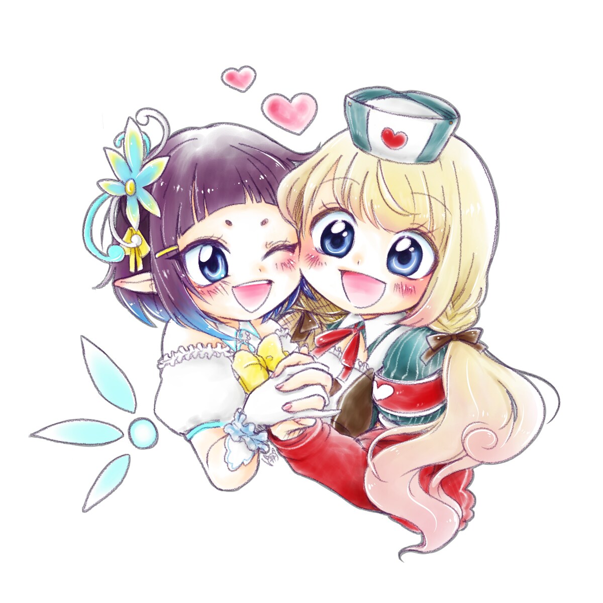お試し価格！水彩ふわふわ風アイコンイラスト描きます 名前入り可！アイコン以外にも用途は色々◎ イメージ10