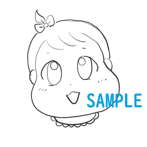 そっくり？！漫画風似顔絵お描きします モノクロの、ゆるくかわいいい似顔絵イラストです！アイコンにも イメージ9