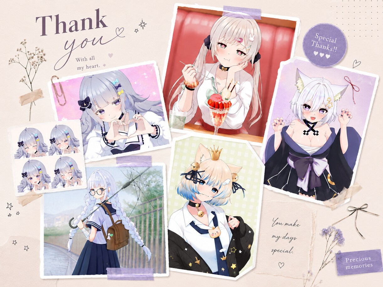 イラスト制作します 使用用途は自由なイラストを制作いたします イメージ1