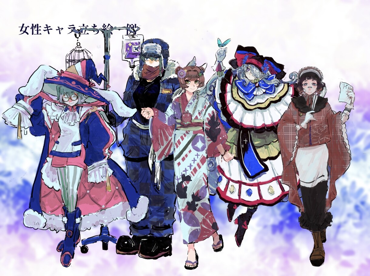 TRPG用の立ち絵・差分描きます なんか独特なTRPG用立ち絵を描きます！最短～5日です。 イメージ3