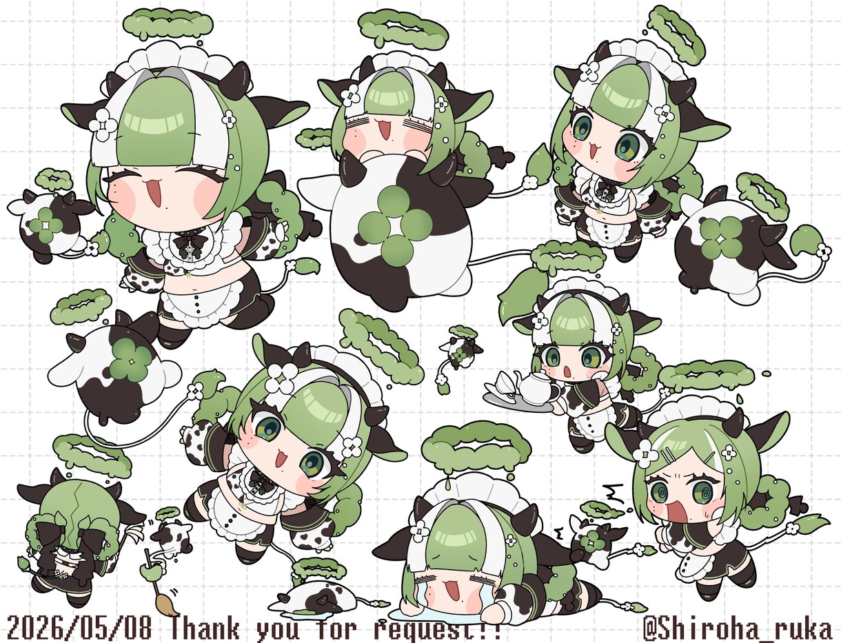ミニキャライラストお描きします SNSや配信、グッズなどにお使いいただけます！ イメージ2