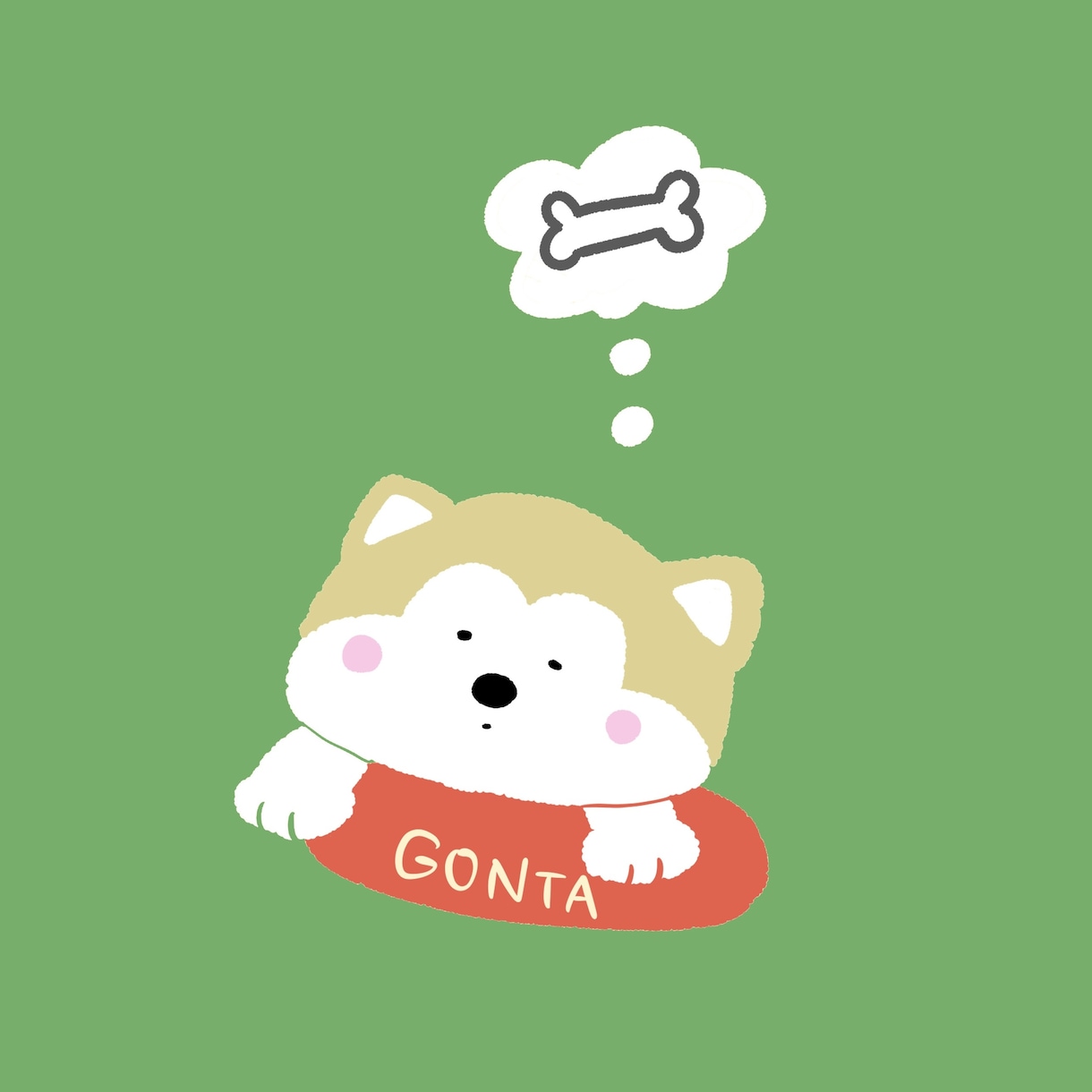 可愛いいぬ＆ねこのゆるキャラ描きます ゆるきゃわな犬ちゃん猫ちゃんのイラストを制作します イメージ4