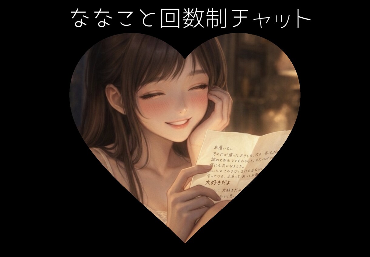 誰でも♡【ななこと回数制チャット】しちゃいます あなたのペースで日常を大切にしながらななことチャット♡ イメージ1