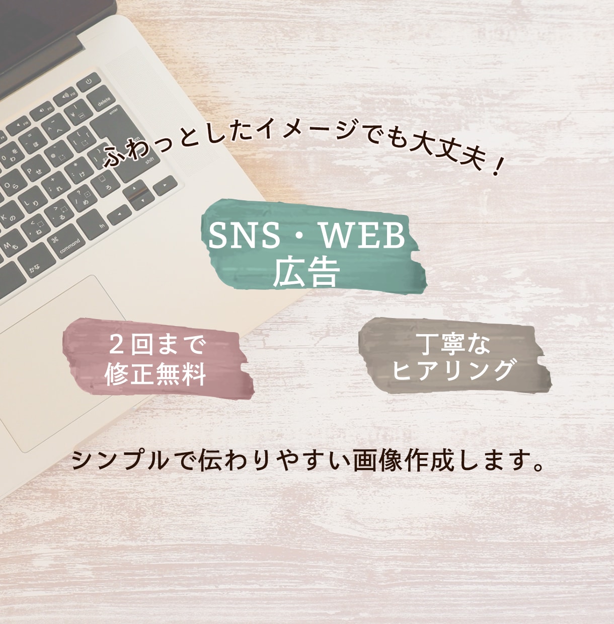 web画像作成致します ふわっとしたイメージでも大丈夫！お気軽にご相談ください！ イメージ1