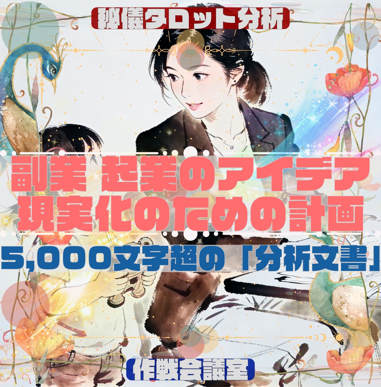 5,000文字超の「仕事分析」の鑑定書を納品します ★「大丈夫」の気休めより「どう動くか」を知りたい女性起業家へ イメージ6