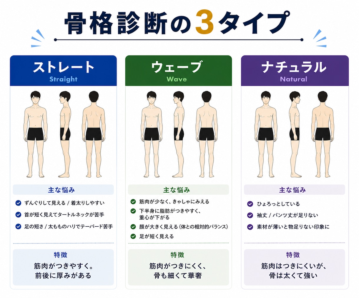 顔タイプ＆骨格診断｜似合う服・髪型が全てわかります 男目線で婚活・仕事・デートの第一印象を底上げする方法を提案 イメージ8