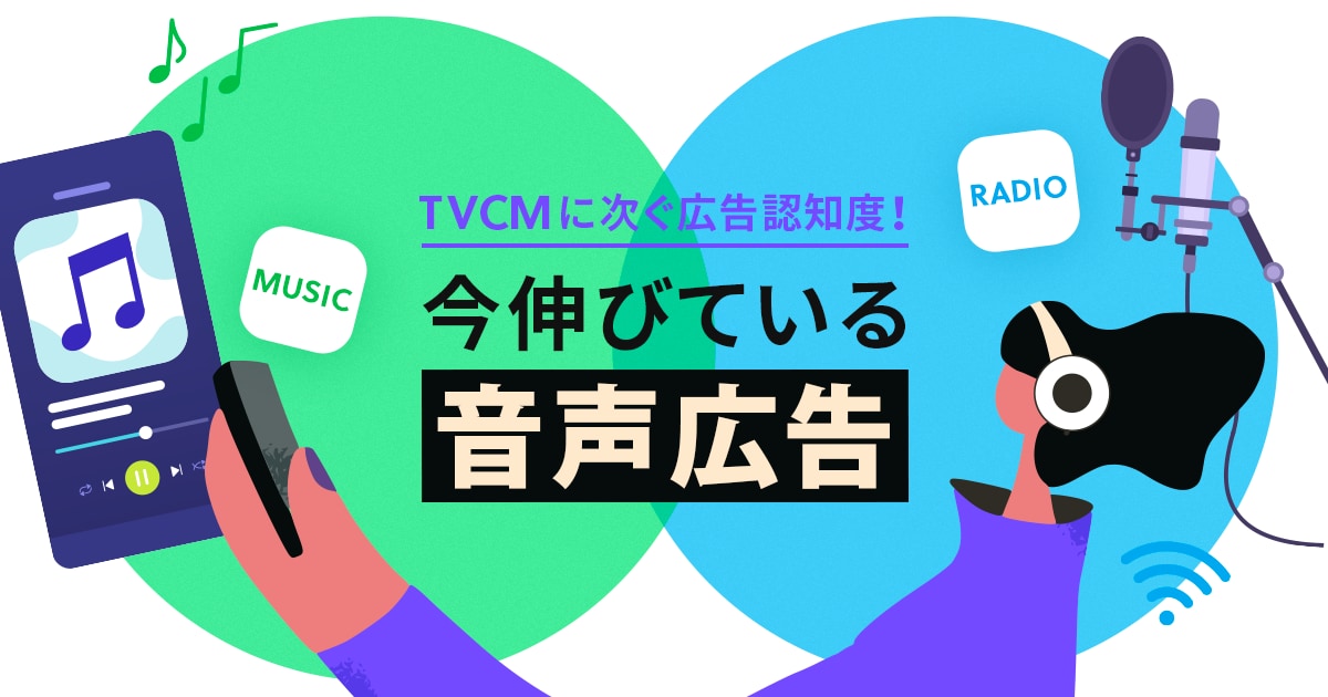 スキップされない広告で人気の、音声広告を制作します Spotify、radiko、ポッドキャストで話題を獲得！ イメージ1