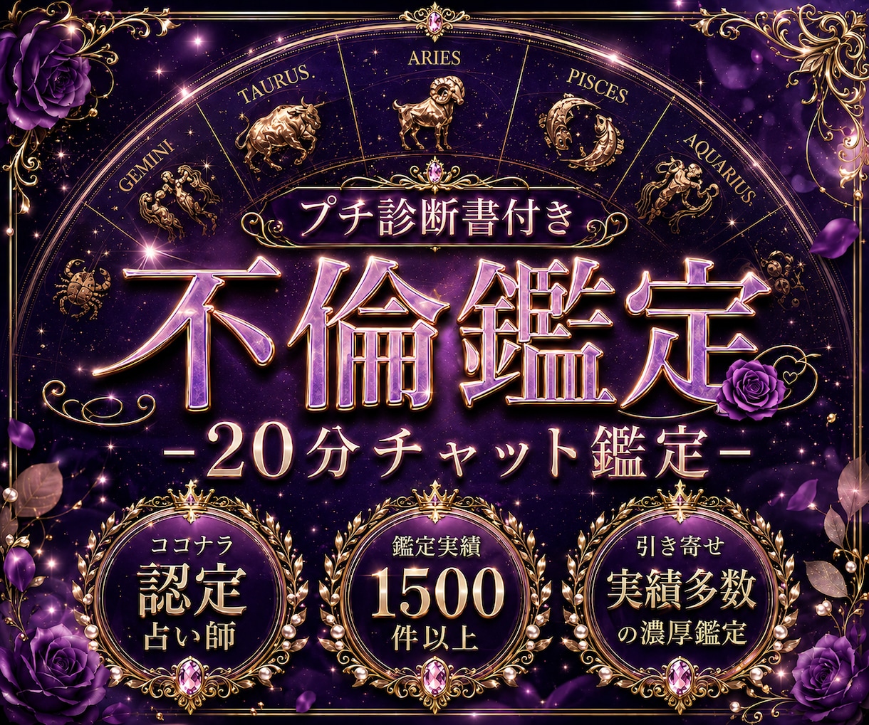 不倫鑑定｜彼の本音と2人の未来を霊視します 20分チャット鑑定｜離婚の可能性/選ばれる未来/音信不通 イメージ1