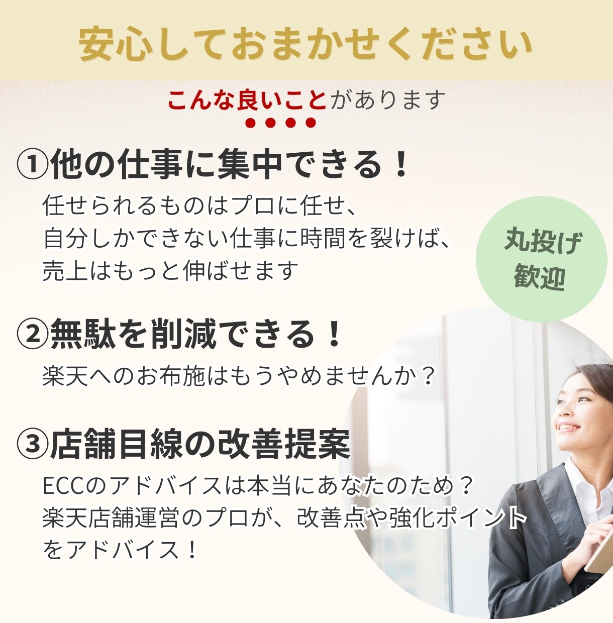 楽天RPP広告運用代行と売上増のアドバイスをします 楽天店長5年以上の豊富な経験で全力サポート！丸投げOK！ イメージ3