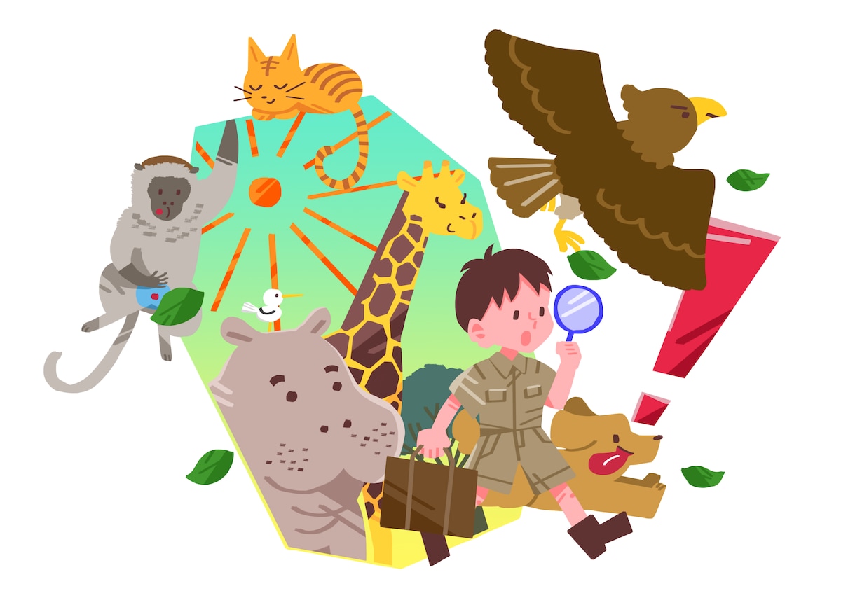 こどもたちをイラストでワクワクさせます 興味を引く明るく元気な色彩とかわいいデフォルメ イメージ2