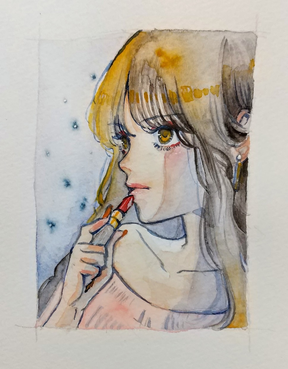 アナログ透明水彩でアイコンイラスト描きます 鮮やかなアナログイラストでアイコンを彩りましょう イメージ1