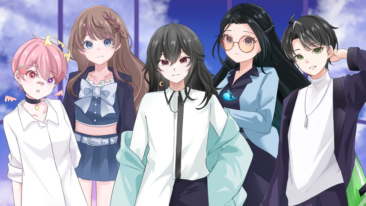 歌ってみたのサムネイルを描きます 本家寄せOK！可愛い絵柄のイラストが得意です♡ イメージ3