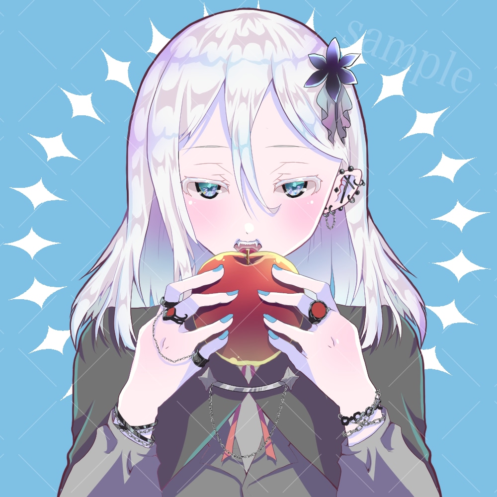 カラフルアニメ塗りで目立つ美少女アイコン描きます オリジナルキャラをイラスト化⭐︎ラフ2案から選べて安心！ イメージ6