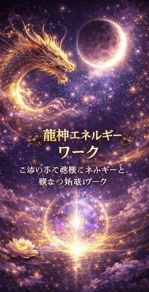 龍神エネルギーと繋がる体感ワークを行います ご縁のある龍神様のエネルギーを感じる特別なエネルギーワーク イメージ1
