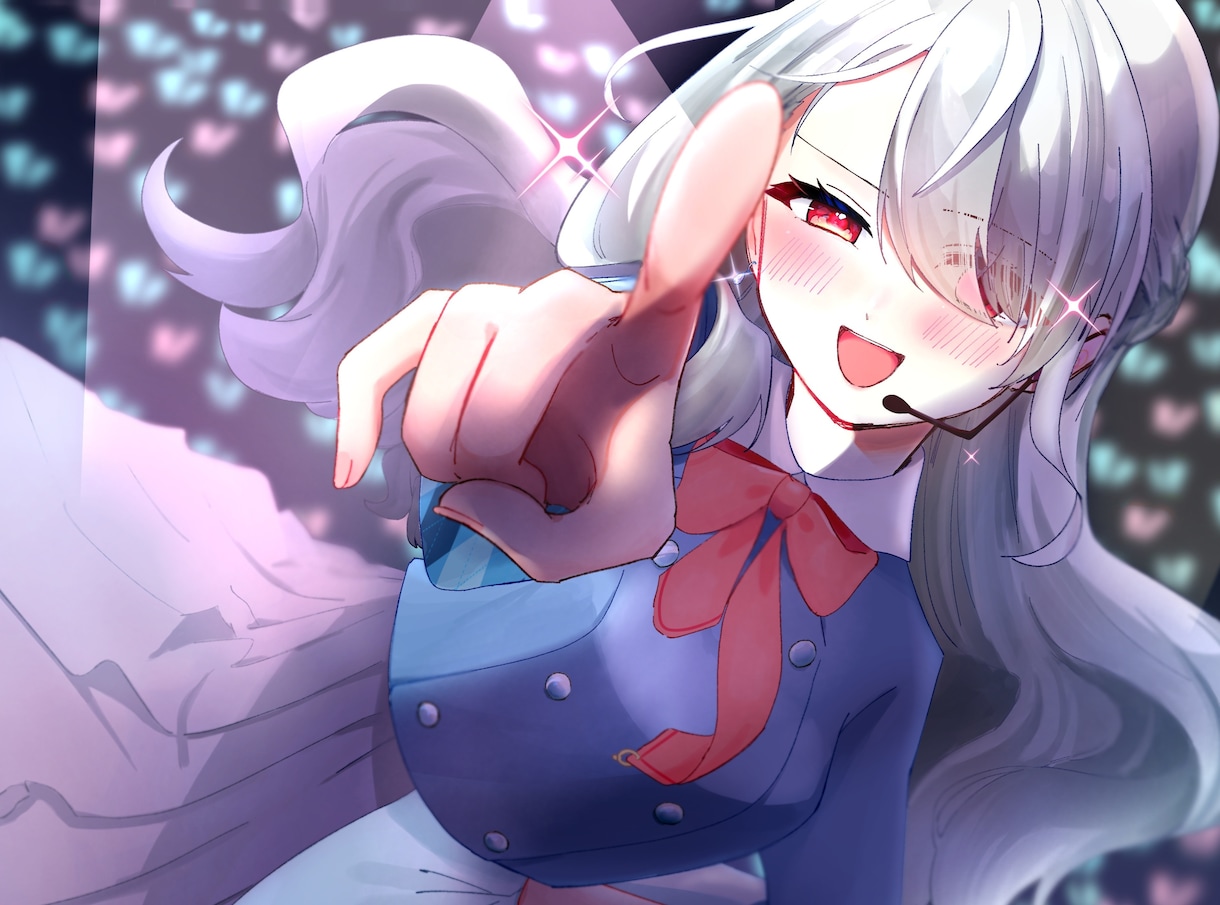 先着3名様限定価格⟡キラキラ可愛い1枚絵を描きます アイドル風・記念日イラストなど、お気軽にご相談ください！ イメージ1