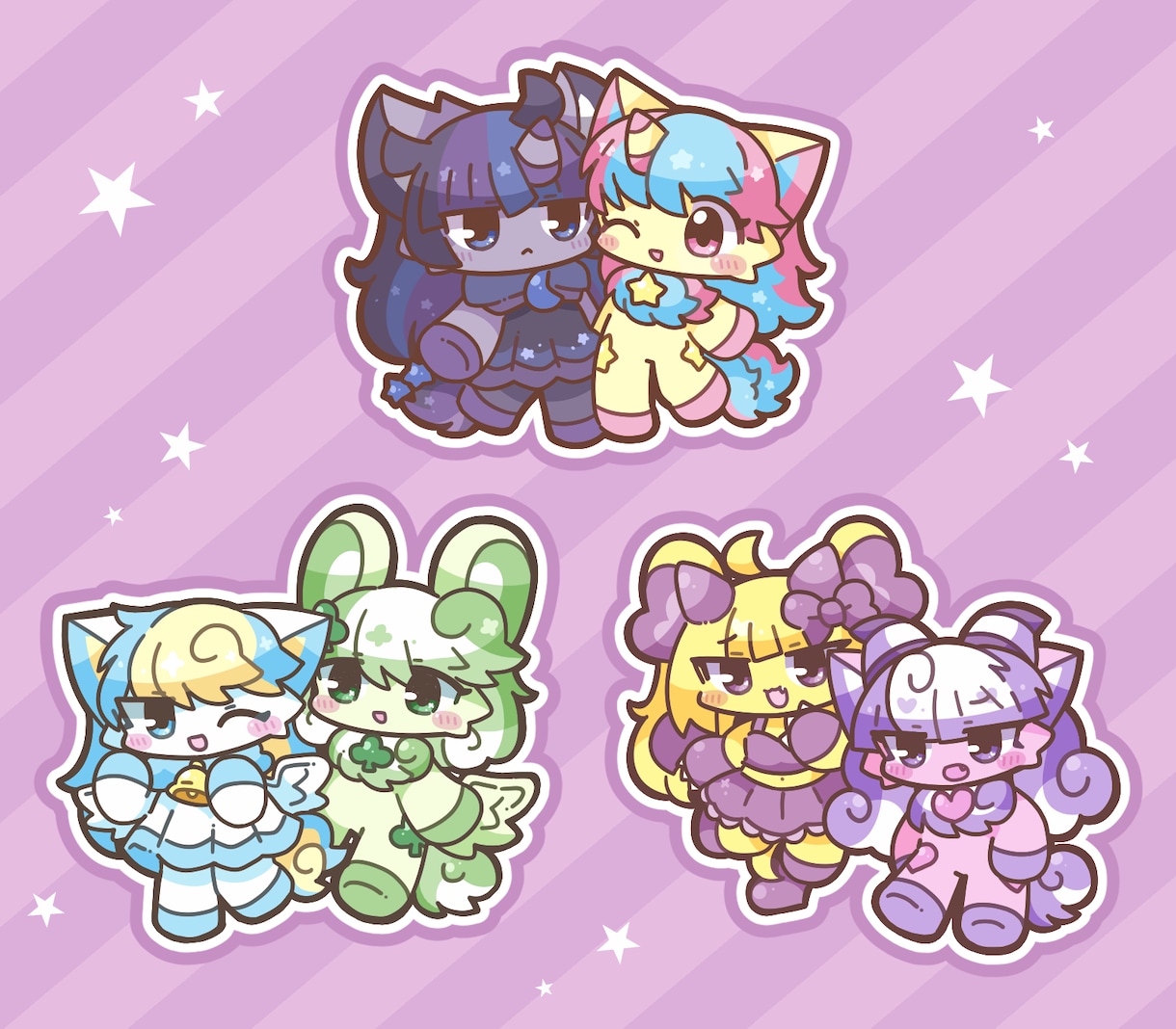 デフォルメイラスト、グッズイラスト描きます アクキーやアクスタ、グッズにオススメ！ イメージ1