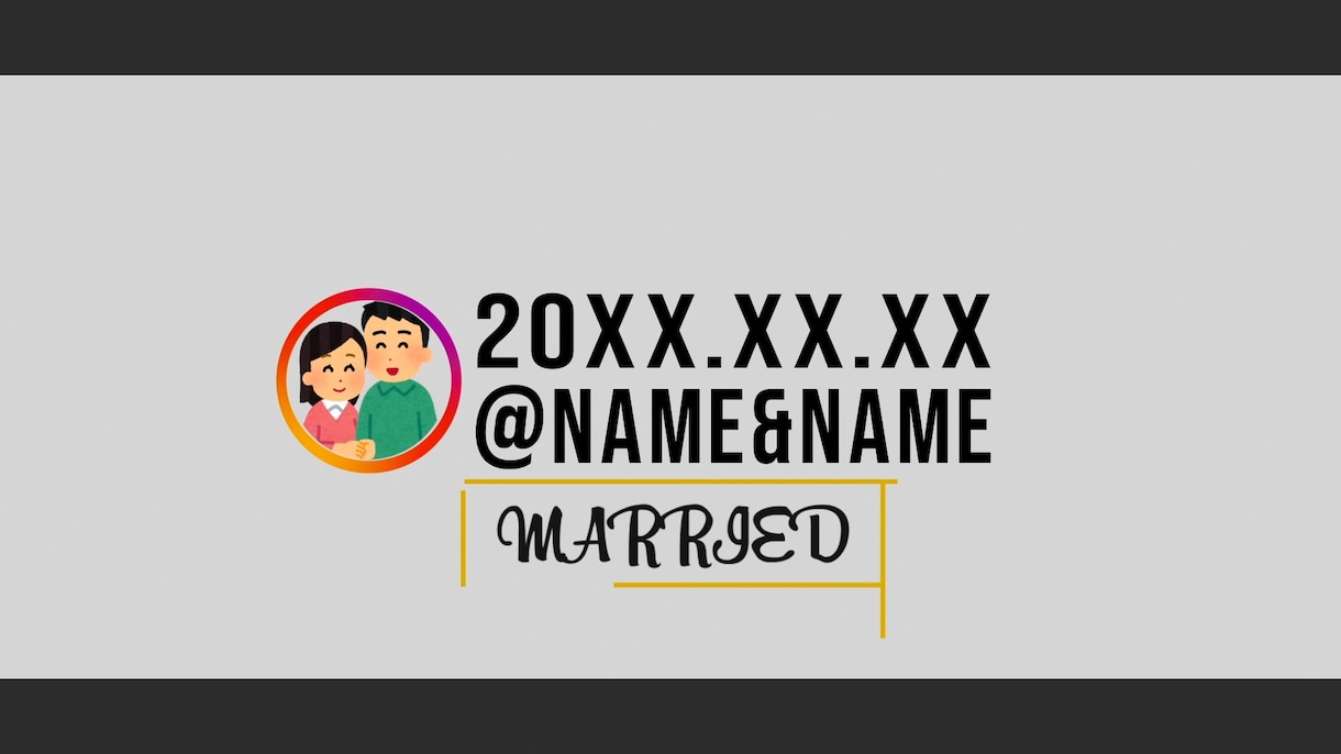 お安くインスタ風プロフィールムービー作成します 結婚式で使えるアレンジ可能プロフィールムービー イメージ6