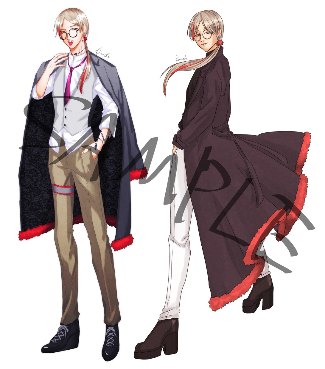 TRPG用の立ち絵描きます イケメンキャラクターが得意です イメージ2
