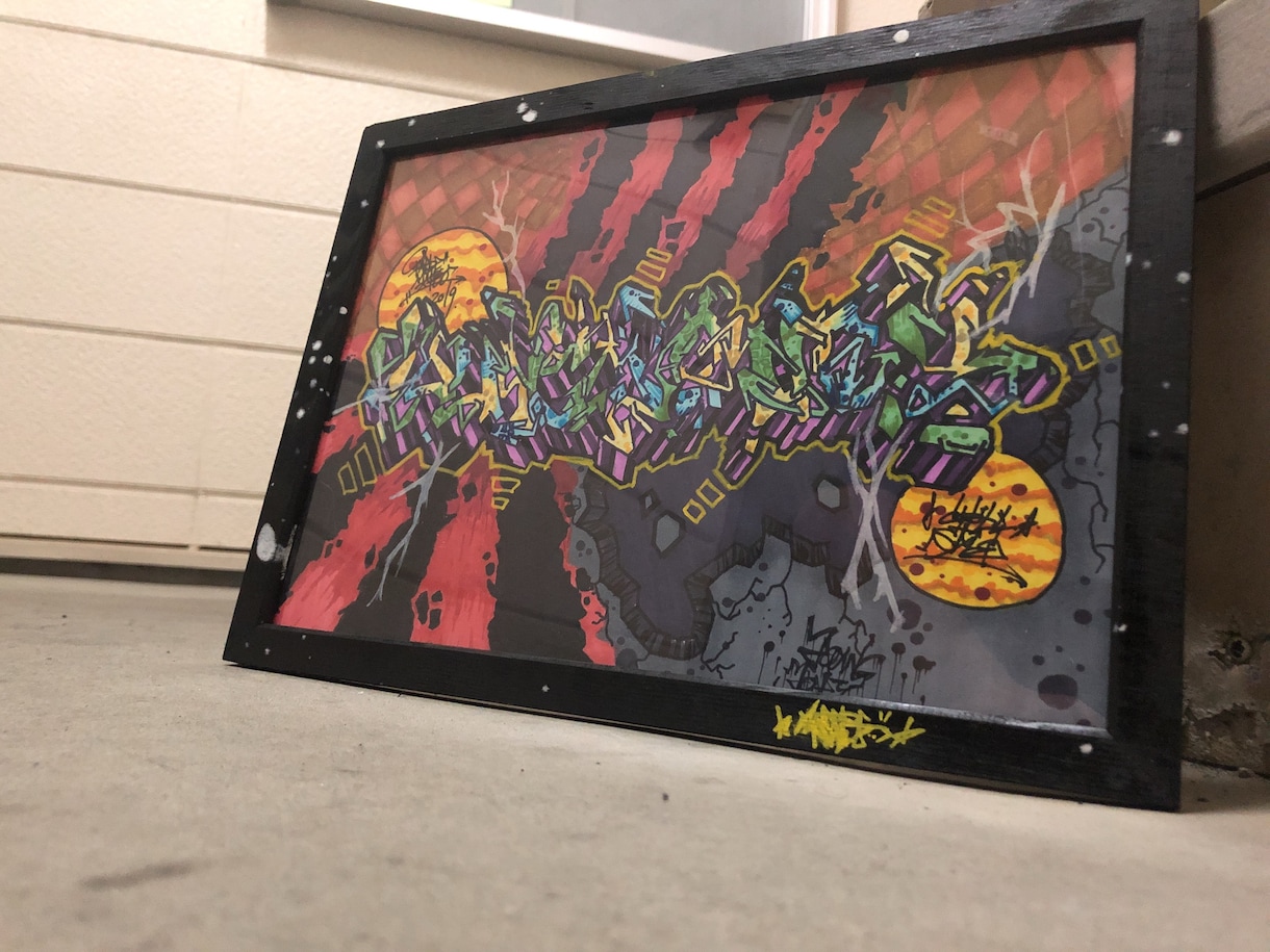 あなただけの落書き(Graffiti)描きます 海外の壁に描いてあるような落書きを描きますっ！ イメージ3