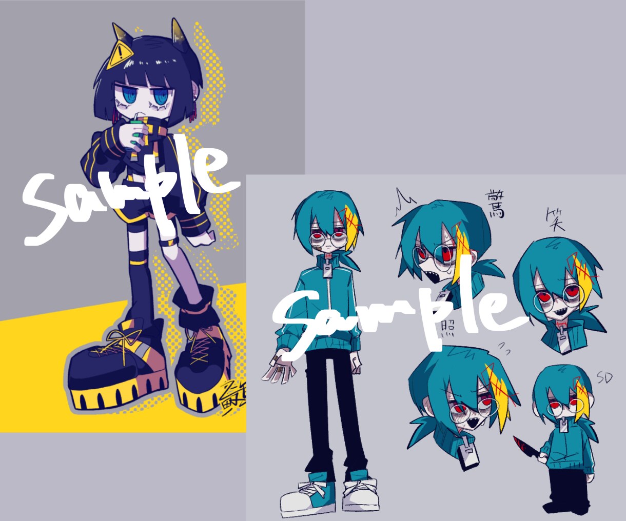 イラスト描きます ビビッドな色使いでクールなイラストを描くのが得意です！ イメージ4