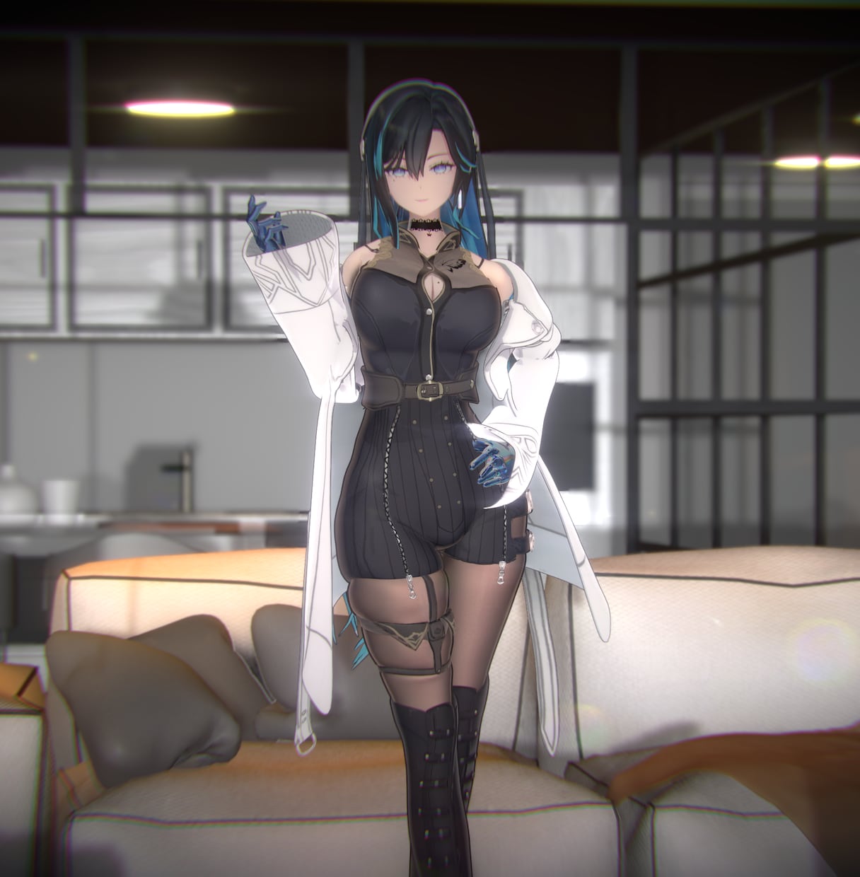 warudo専用３Dセットアップ制作を行います お持ちの３Dモデルをライティングにマッチした設定等を行います イメージ3