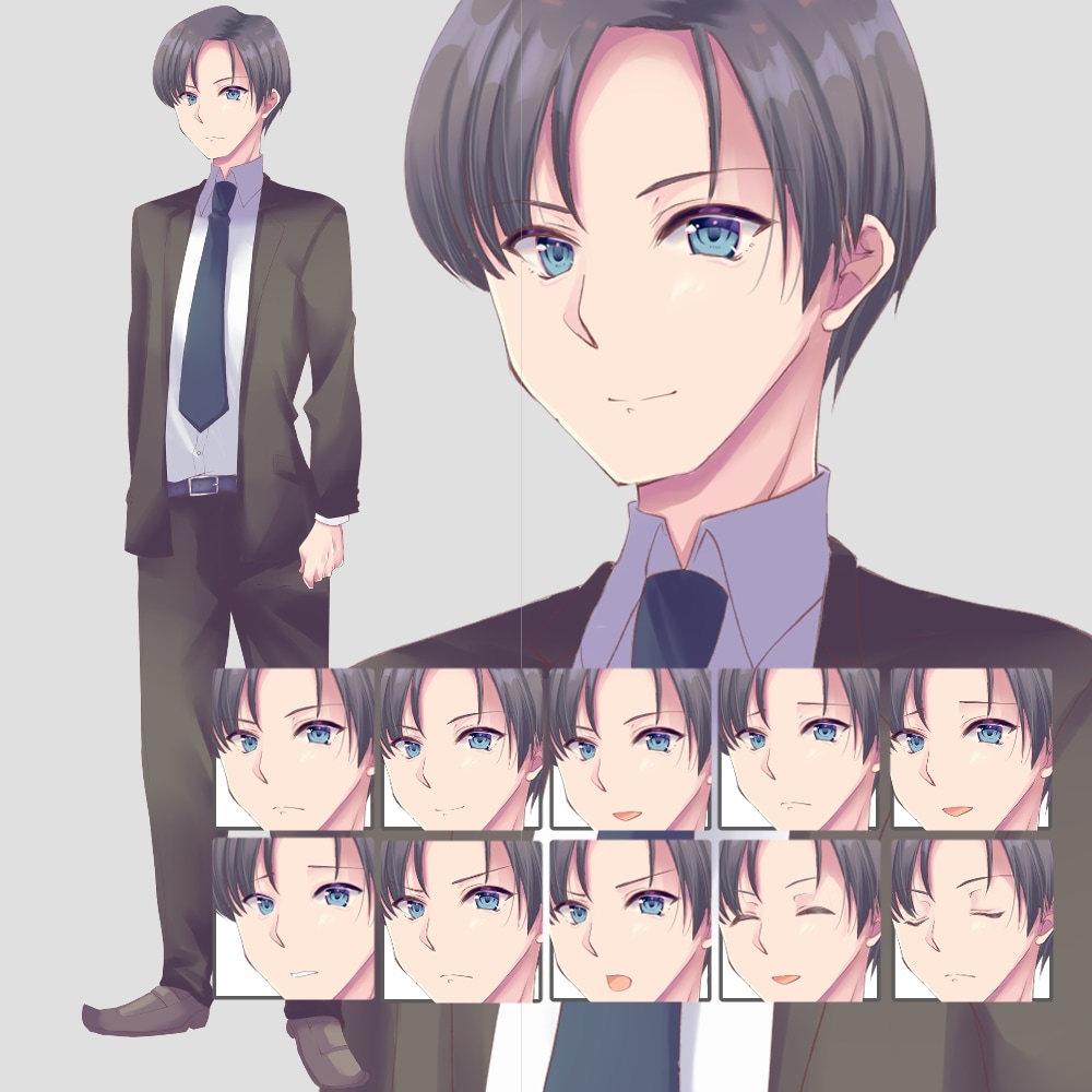 ご希望の立ち絵をお描きします 可愛い女の子からかっこいい男性までお任せください！ イメージ4
