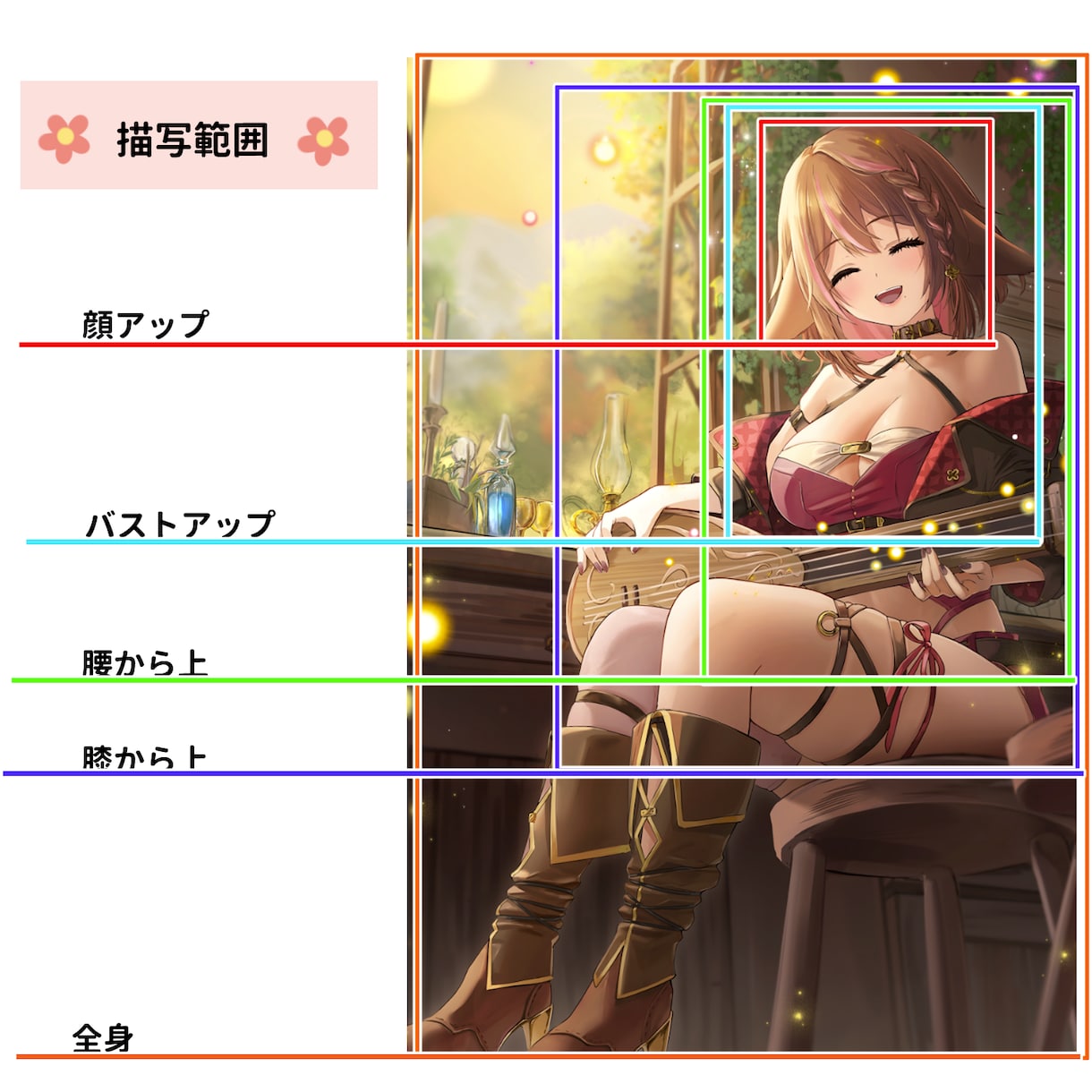 やわらか笑顔が目を引く好印象イラスト描きます ＜価格改定＞格安でキラキラかわいい女の子をお届けします！ イメージ5