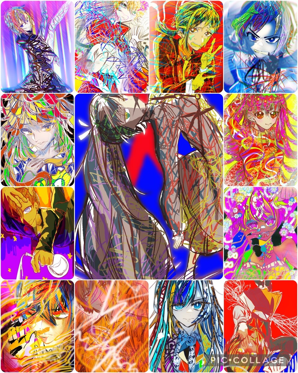 周りの人とは違うアイコン描きます ビビットカラーを使って個性豊かなアイコンをお描きします イメージ1