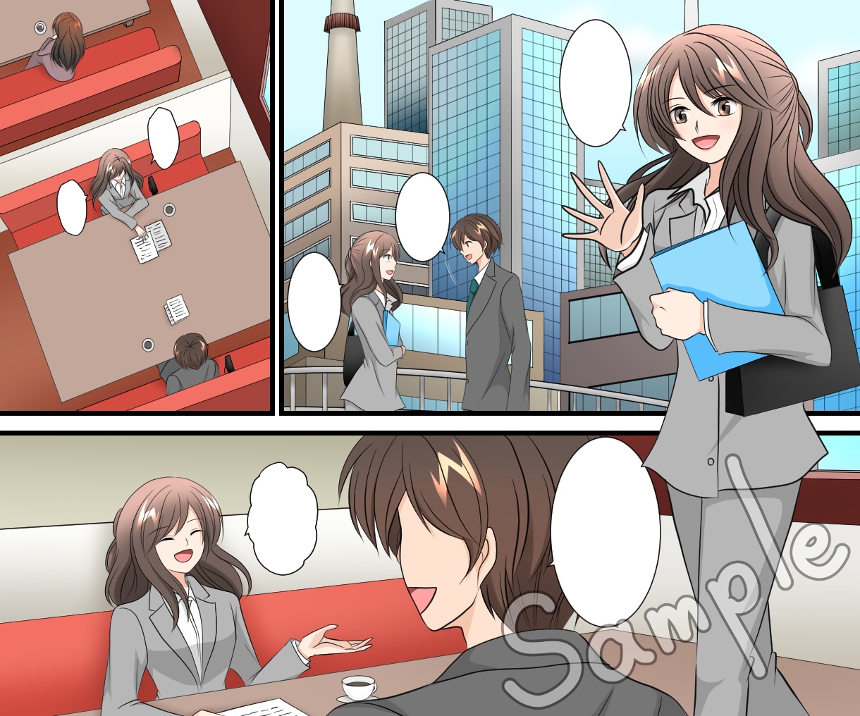 商用利用可能！漫画作成いたします 漫画作成実績300件以上！漫画動画100万回再生実績あり！ イメージ2