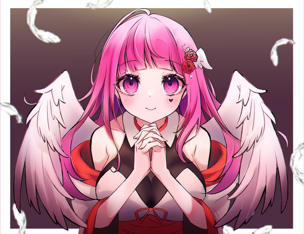 商用OK！かわいい女の子のイラスト描きます 歌ってみた動画のサムネイルや立ち絵、キービジュアルなど イメージ1