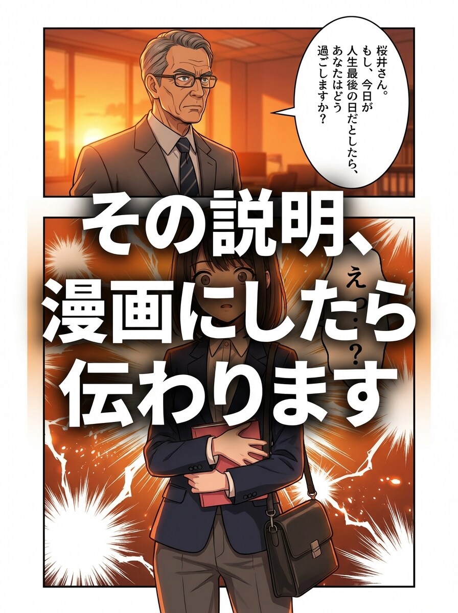 その説明、漫画にしたら伝わります 商品・サービスの魅力をわかりやすく伝える販促漫画を制作 イメージ1