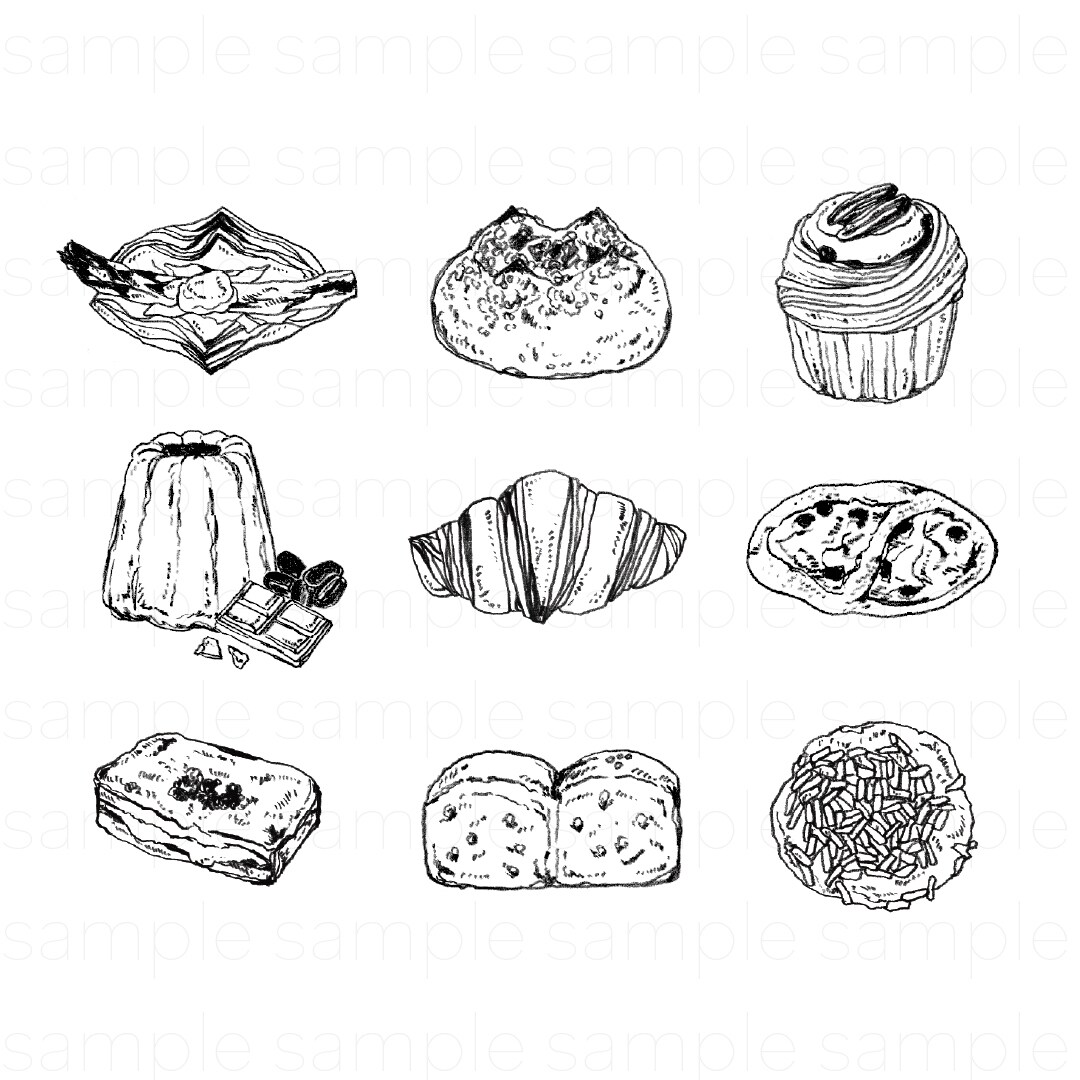 手描きのかわいいイラストや文字を描きます やさしい雰囲気の手描きイラストを丁寧に制作いたします イメージ7