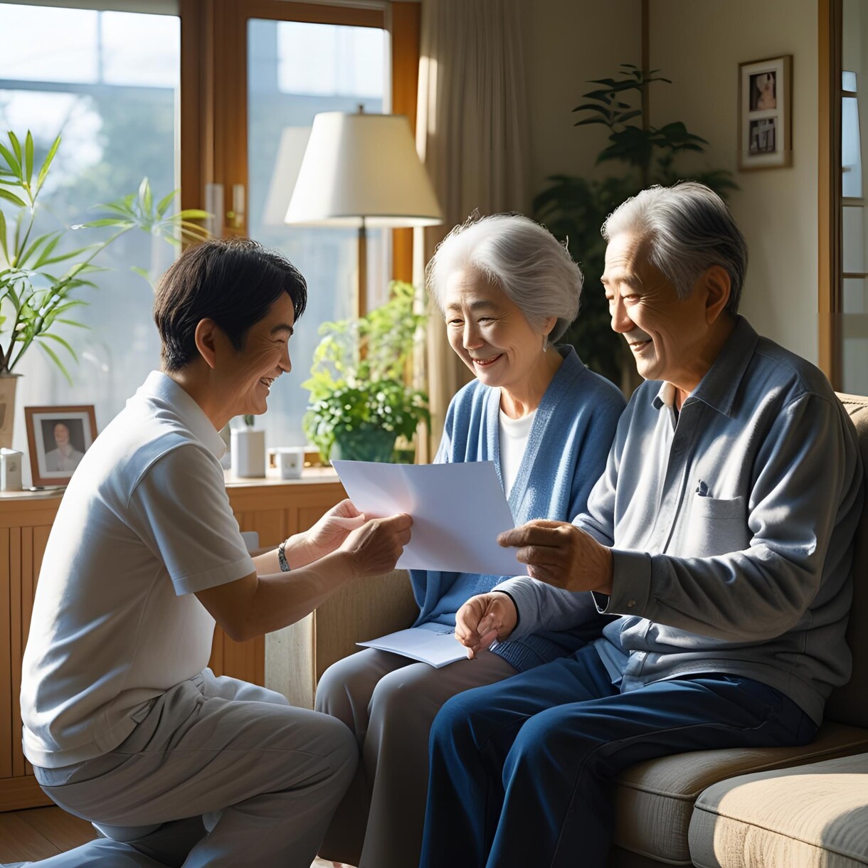 子や孫から祖父母へ一生の宝物になる手紙を代筆します 心に残る記念日・報告・感謝の想いをかたちに イメージ3