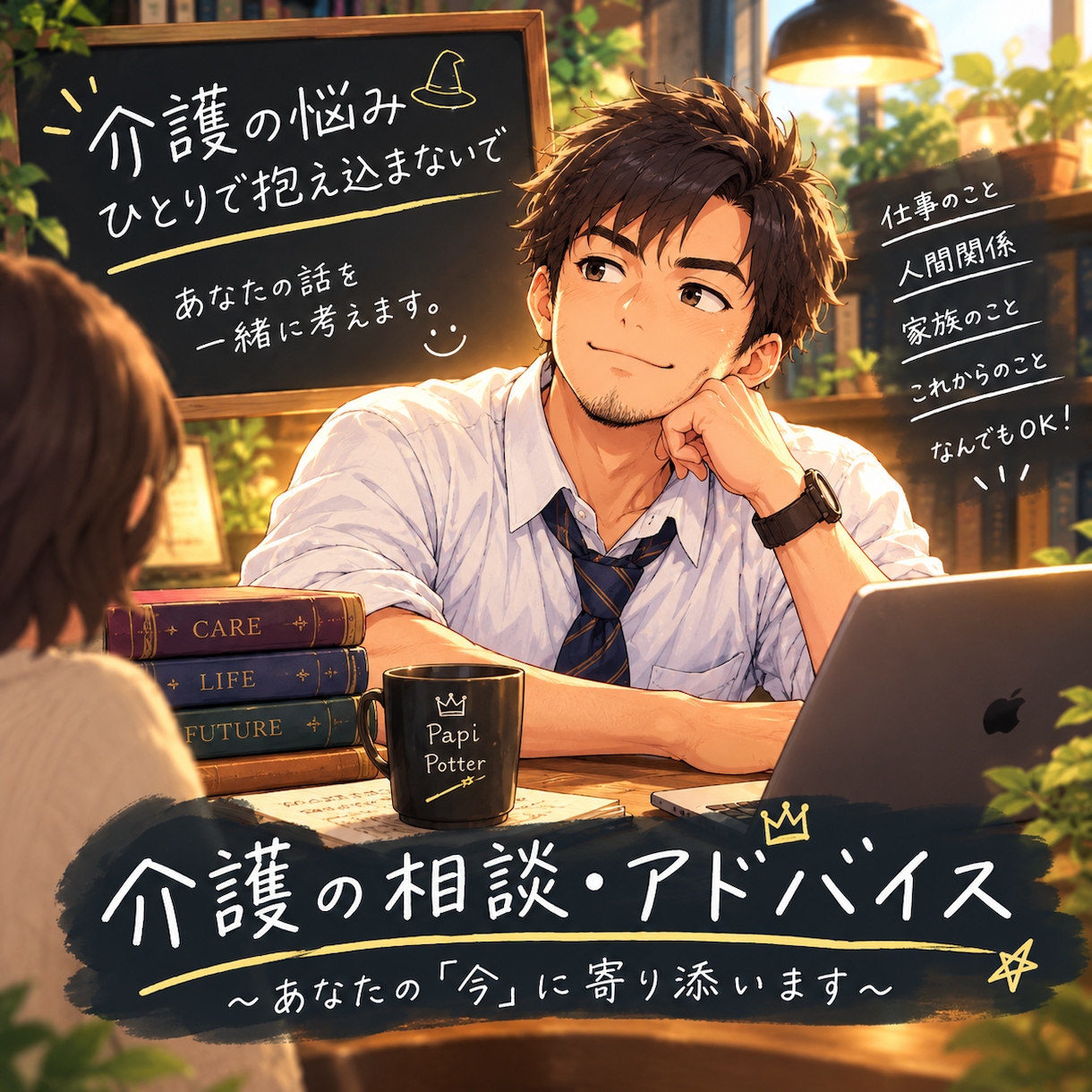 新人介護士の悩みを現役介護士が聞きますます 介助の悩み・仕事の不安など、チャットで気軽に相談聞きます イメージ1