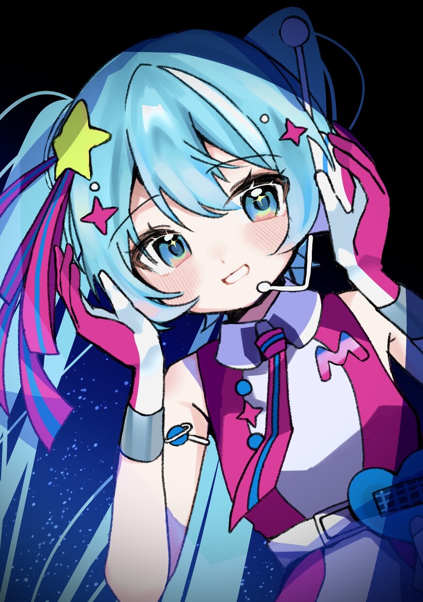 女の子のふわふわ可愛いイラスト描きます 鉛筆で描く柔らかい雰囲気のバストアップイラストです！ イメージ3